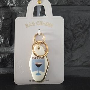 Espresso Martini Key Holder - White and Gold
